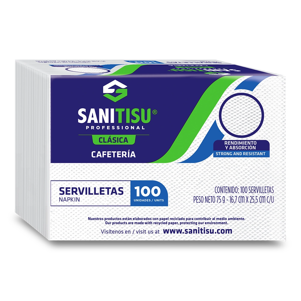 Servilletas Cafetería x100 unidades