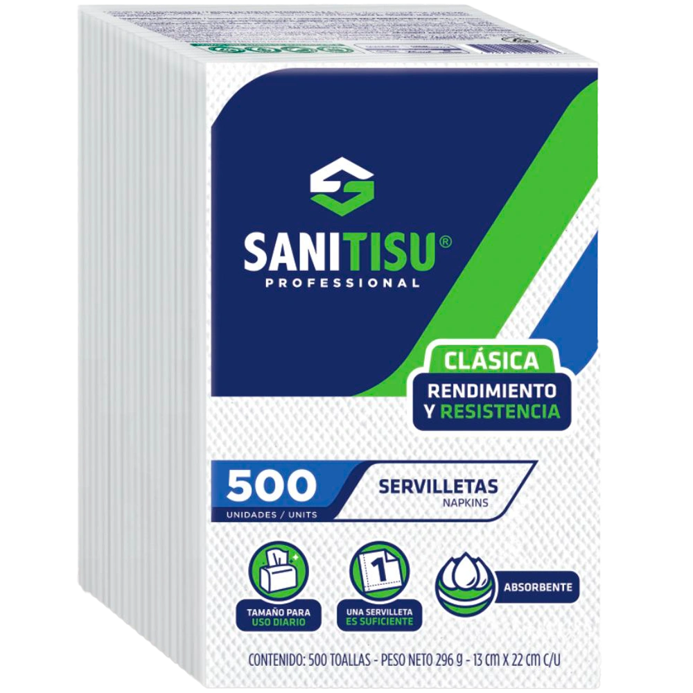 Servilleta Food Service Hoja Sencilla 500 unidades