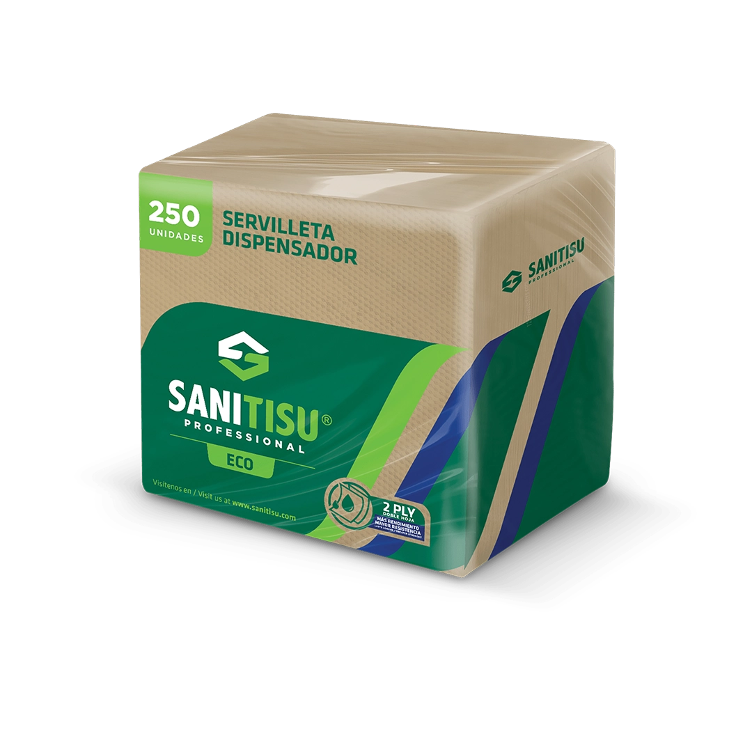 Servilletas eco 250u