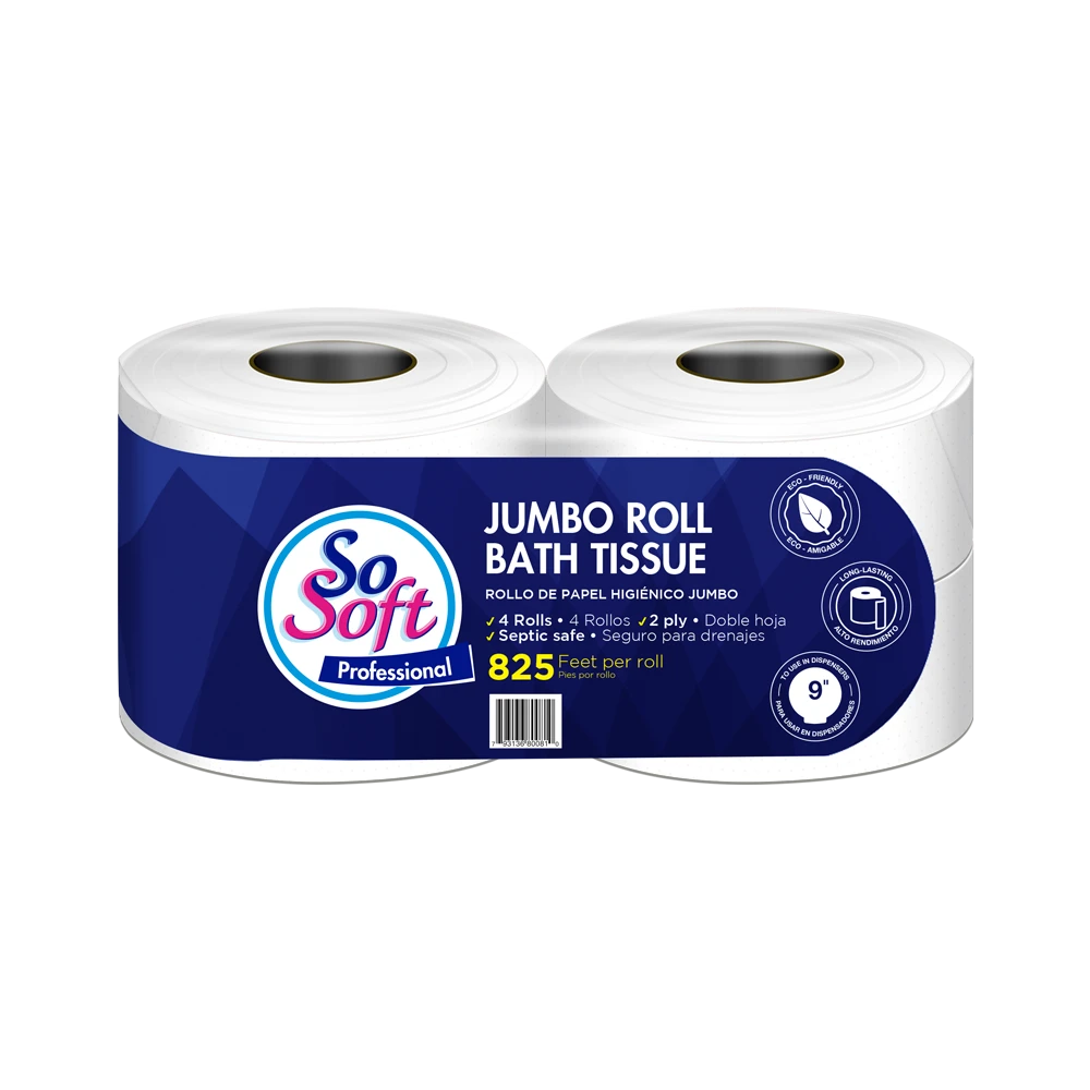 Jumbo Roll Bath Tissue 251 meters pack 4