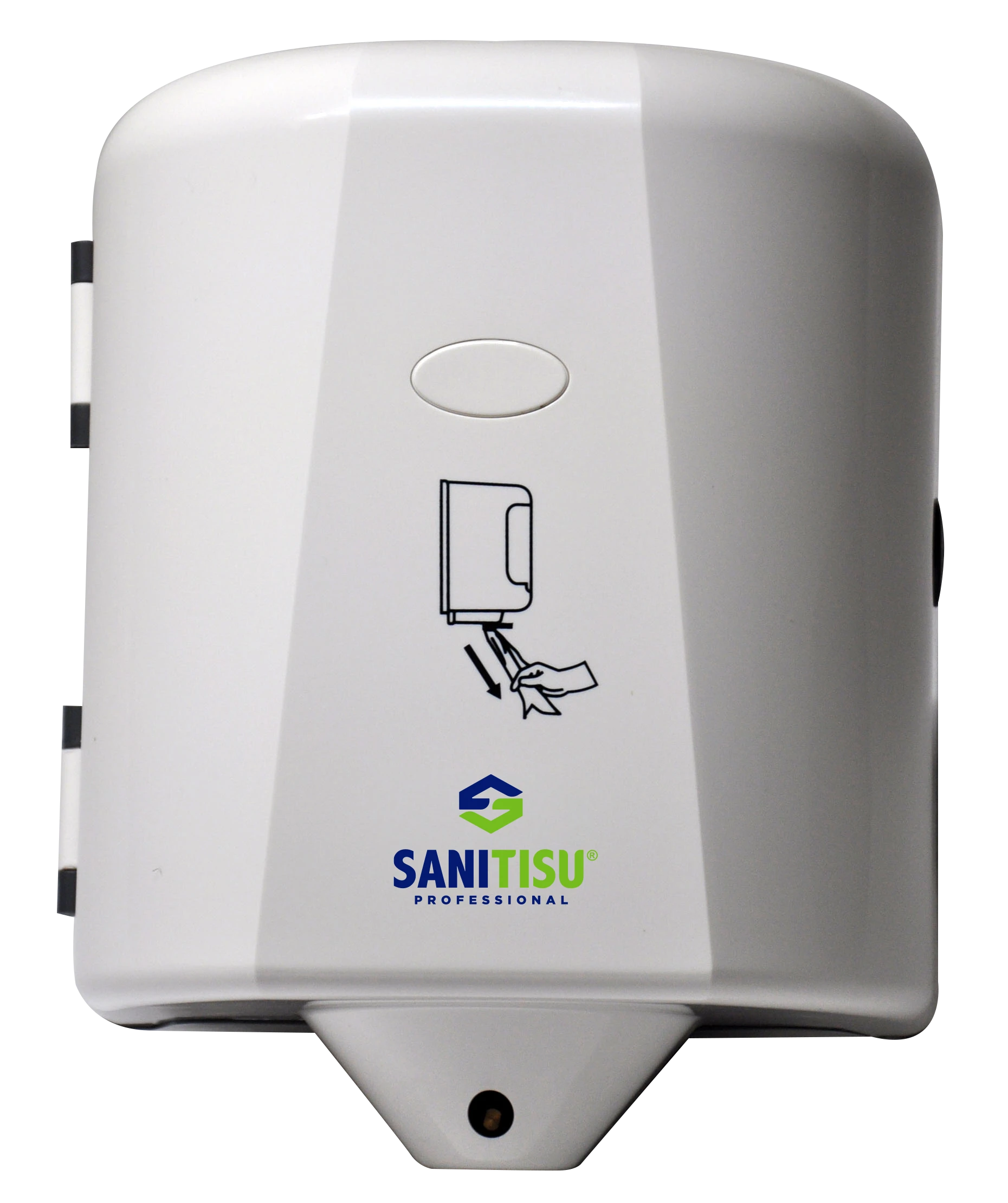 Sanitisu NSL Centre Pull H/Towel Dispenser White