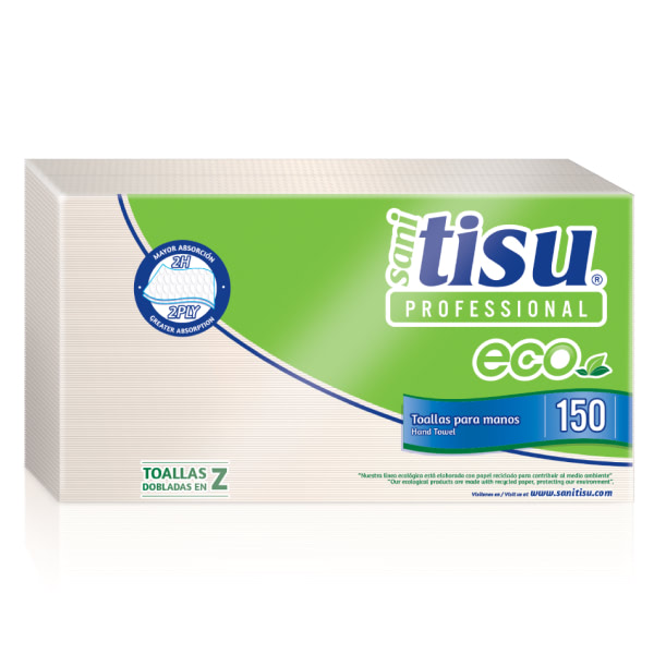 Toallas Sanitisu Professional Z-FOLD 2P Natural S-3